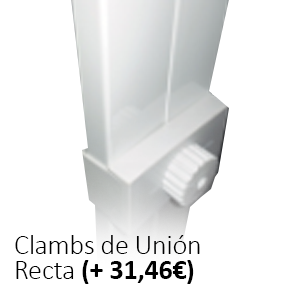 Clambs de Unión Recto (+ 31,46€)