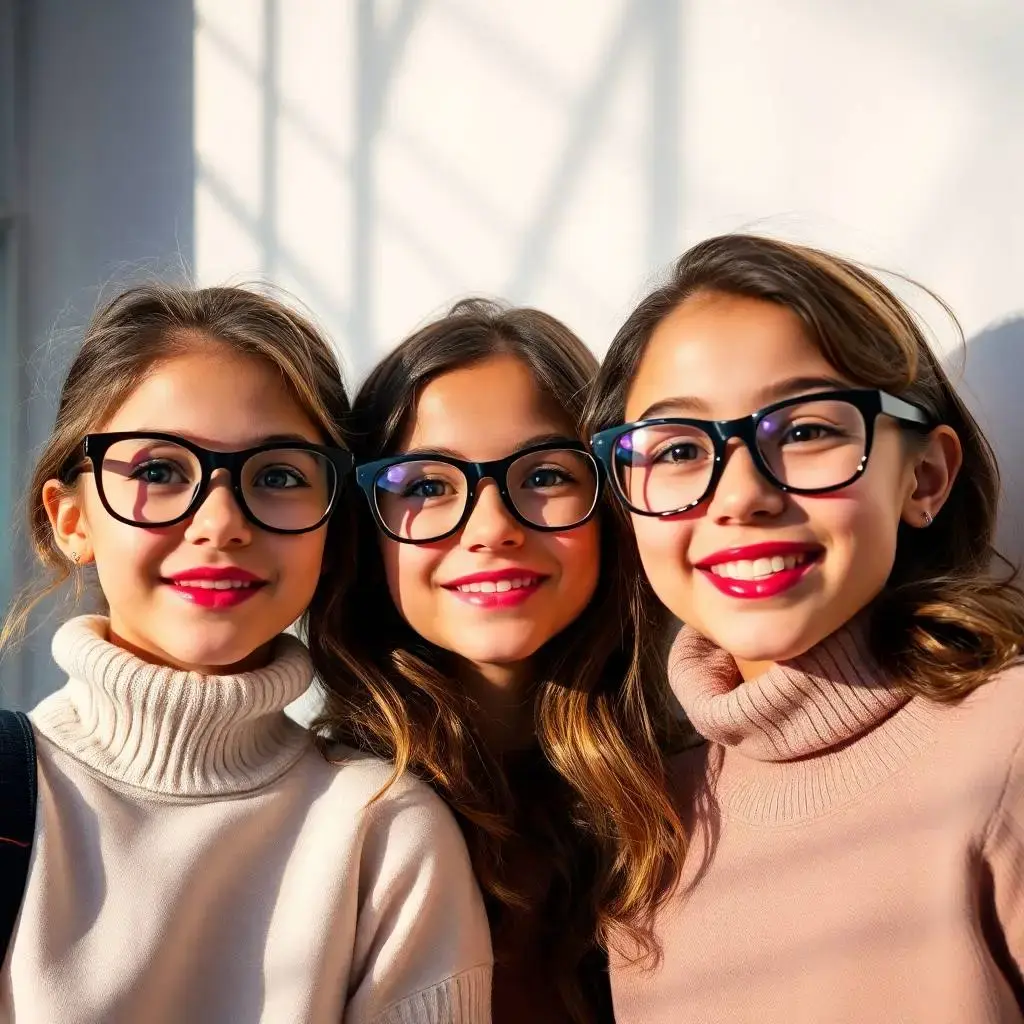 Modelos con gafas Kliik