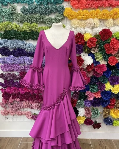 LBF Traje de flamenca Jade. Talla 34, 40 Y 48