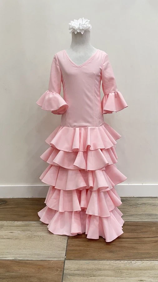 LBF Traje de flamenca Azahar strech. Talla 8