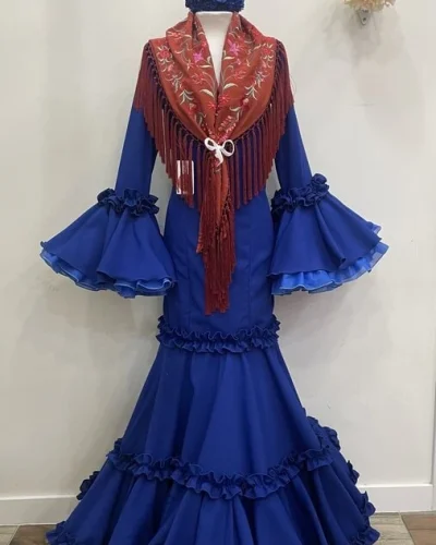LBF Traje de flamenca Rocío. Talla 40