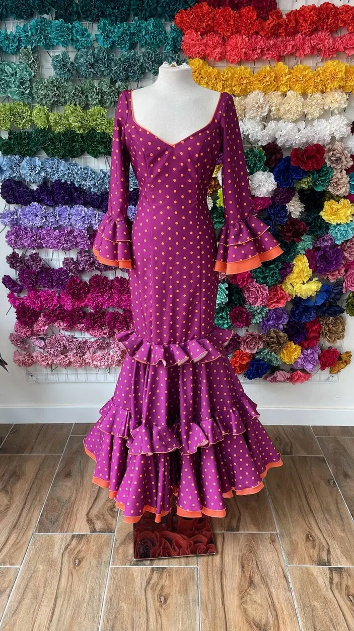 LBF Traje de flamenca Jaén. Talla 36