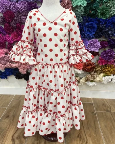 LBF Traje de flamenca niña strech cordoba. Talla 10 y 14