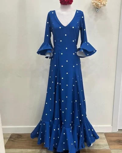 LBF Traje de flamenca bata nejas. Talla 44
