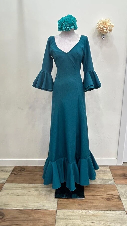 LBF Traje de flamenca bata Rocío 24. Talla 36