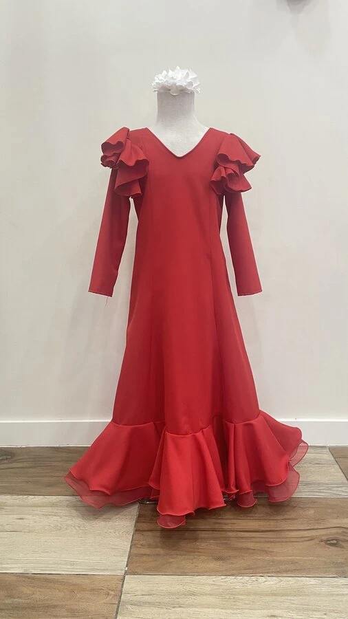 LBF Traje de flamenca bata strech. Talla 6