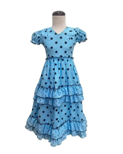 LBF Traje de flamenca Lola popelín. Talla 2,4,6 y 10