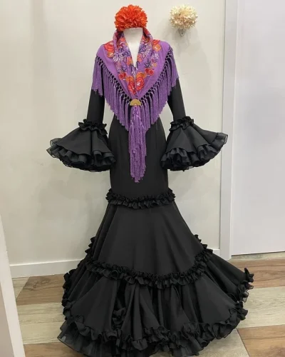 LBF Traje de flamenca Rocío. Talla 34 y 46
