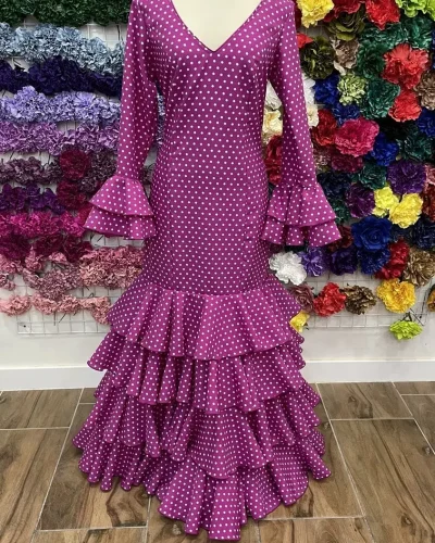 LBF Traje de flamenca Azahar. Talla 34, 46, 48 y 50