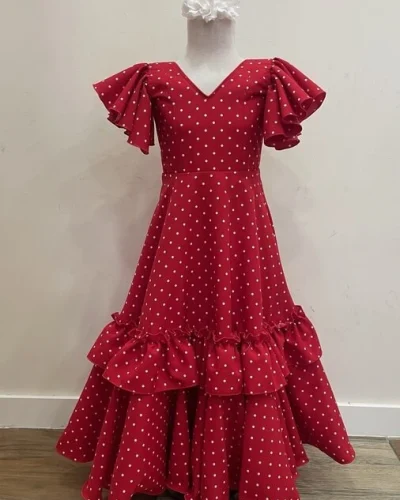 LBF Traje de flamenca Miriam strech. Talla 4