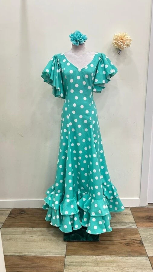 LBF Traje flamenca bata Miriam. Talla 40 - Imagen 2