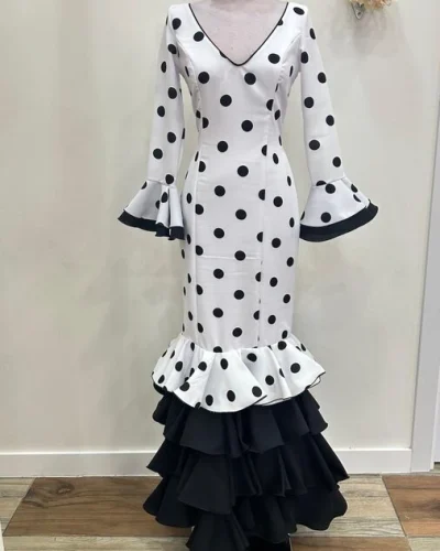 LBF Traje de flamenca Sevilla. Talla 38