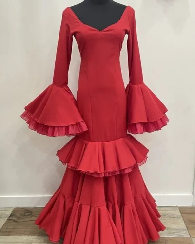 LBF Traje de flamenca Alejandra strech . Talla 34 a 48