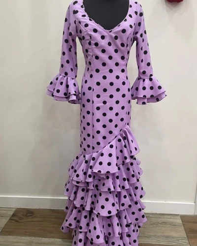 LBF Traje de flamenca Lolita lunar strech . Talla 42