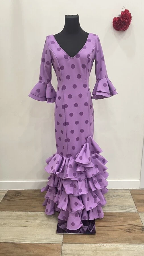 LBF Traje de flamenca Sevilla strech. Talla 38