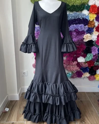 LBF Traje de flamenca Bata 24 canastera. Talla 48