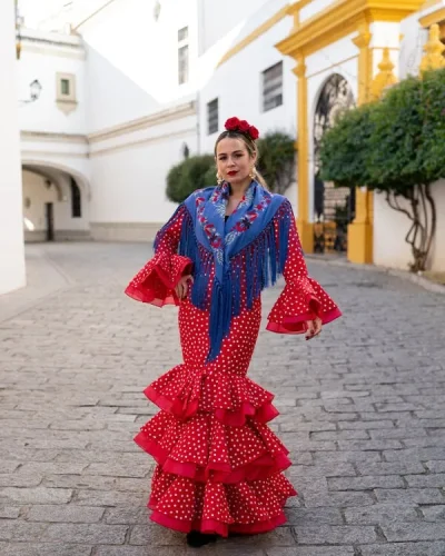 LBF Traje de flamenca Azalea strech. Talla 40
