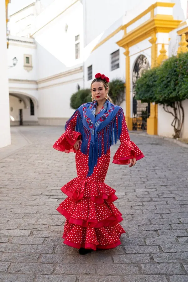 LBF Traje de flamenca Azalea strech. Talla 40