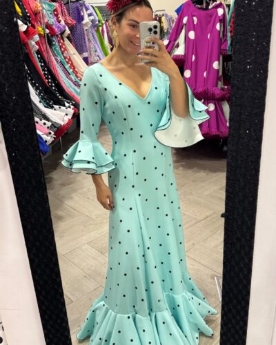 LBF Traje de flamenca Lycra bioelastica. Talla 46