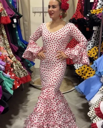 LBF Traje de flamenca IRENE. Talla 40 Y 42