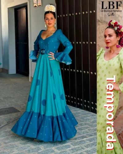 LBF Traje de flamenca Bata Bodegones . Talla 38 y 44