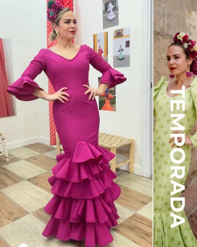 LBF Traje de flamenca Sevilla. Tallas 52 a 62