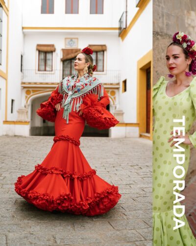 LBF Traje de flamenca POR ENCARGO Rocío Lycra bioelastica. Varios colores y tallas