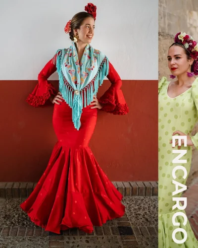 LBF Traje de flamenca Lunar por encargo