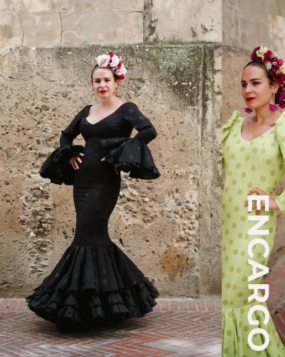 LBF Traje de flamenca Clavel por encargo