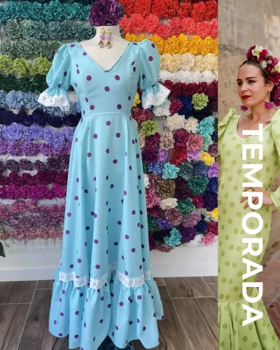 LBF Traje de flamenca Bata Huelva. Talla 40 y 42