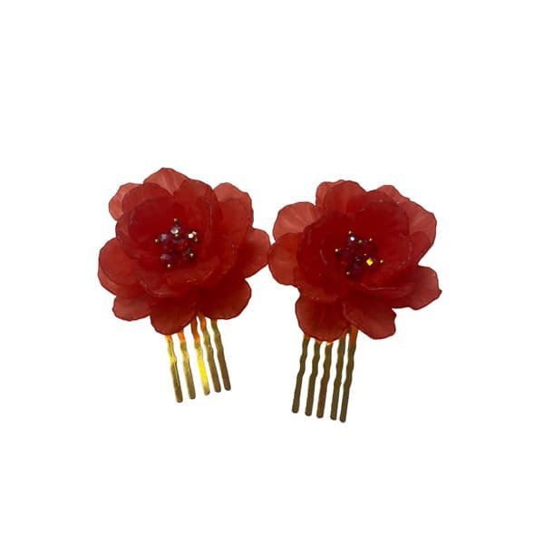 Packs de peine de rosas rojas