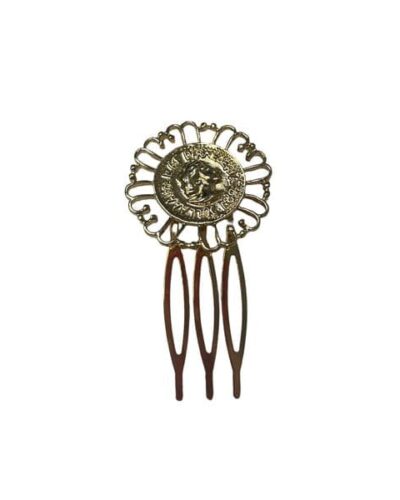 Peine de moneda dorado P