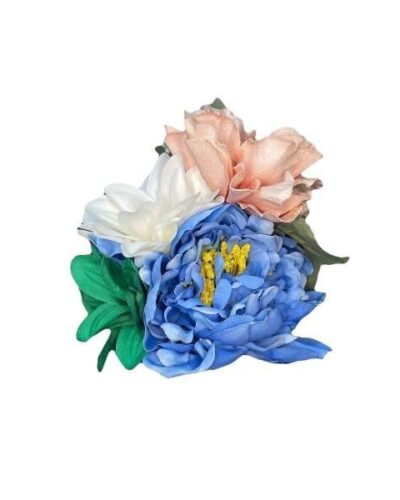Ramillete flamenca peonia y amapolas