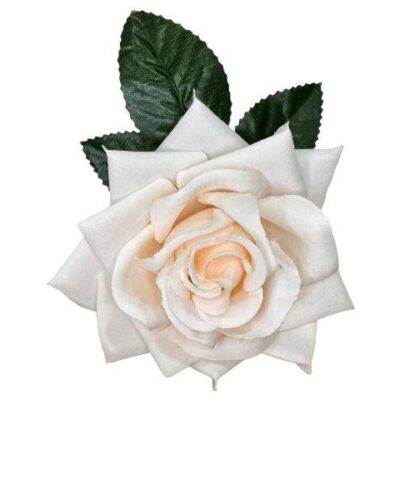 Flor rosa blanco roto