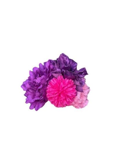 Ramillete de dalia, clavel y amapola
