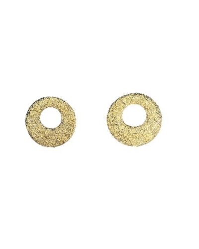 Pendientes aro rugoso