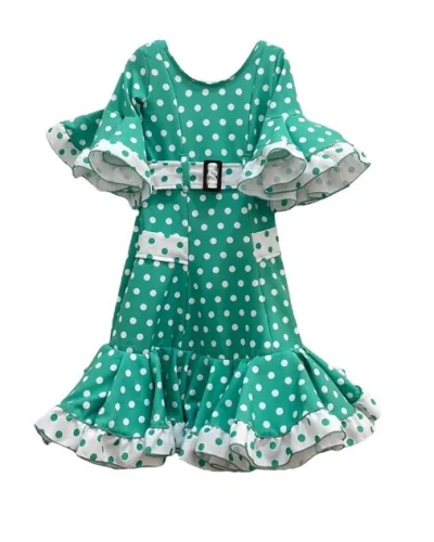 LBF Traje de flamenca BATA CINTURÓN. Talla 2