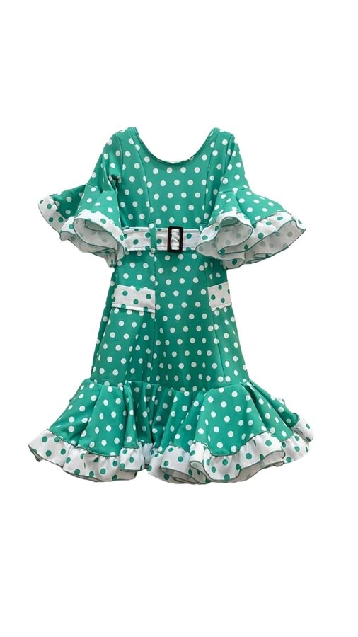 LBF Traje de flamenca BATA CINTURÓN. Talla 2
