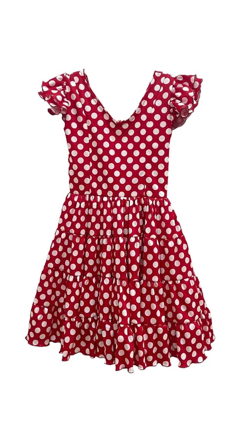 LBF Traje de flamenca Lycra Bioelastica. Talla 4