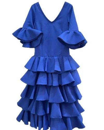 LBF Traje de flamenca AZAHAR. Talla 4