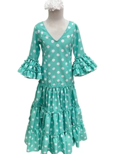 LBF Traje de flamenca CÓRDOBA. Talla 10