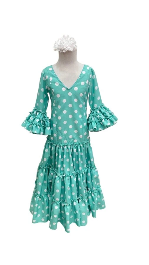LBF Traje de flamenca CÓRDOBA. Talla 10