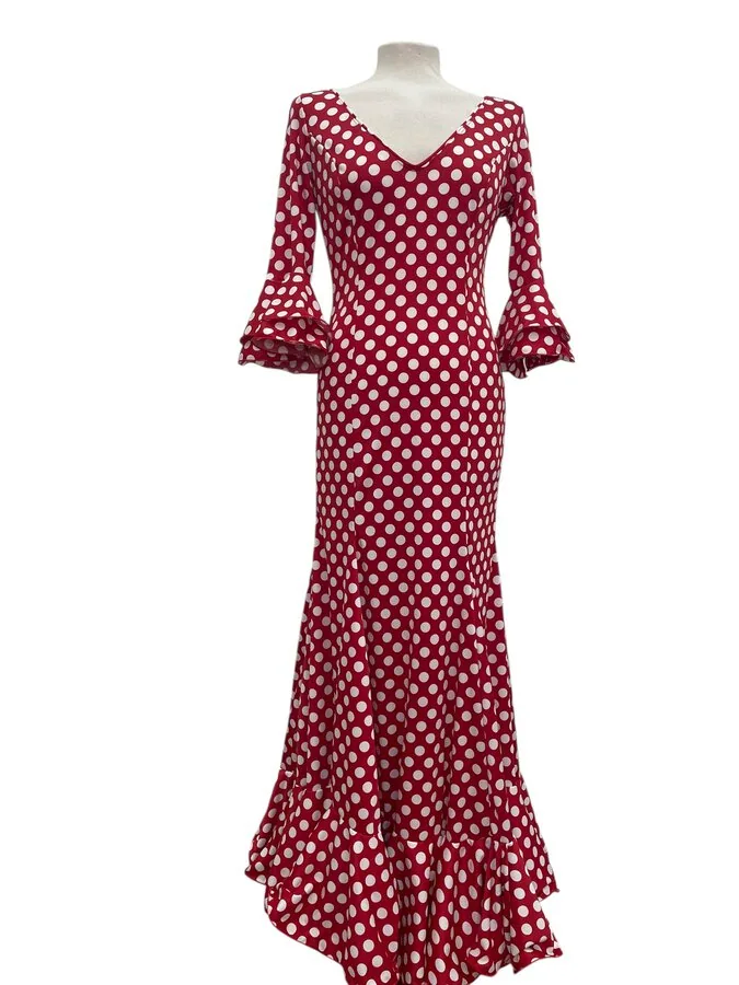 LBF Traje de flamenca Bata lycra. Talla 44 y 46 - Imagen 2