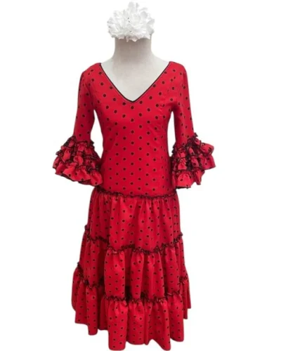 LBF Traje de flamenca CÓRDOBA. Talla 8