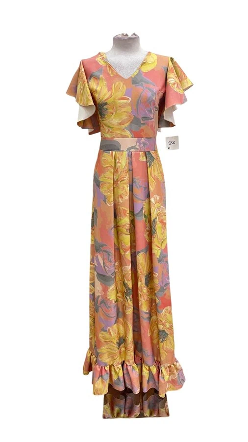 LBF Traje de Flamenca bata flores. Talla 38