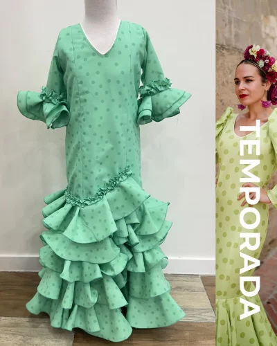 LBF Traje de flamenca niña strech. Talla 16