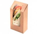 Estuche Wrap Kraft con Recubrimiento y Ventana de Pla