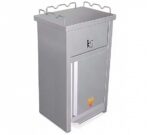 Fricosmos Contenedor Inox Vaciado Bandejas Fast-Food XS