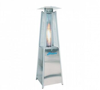 Hobeto Estufa Pirámide Baja Inox