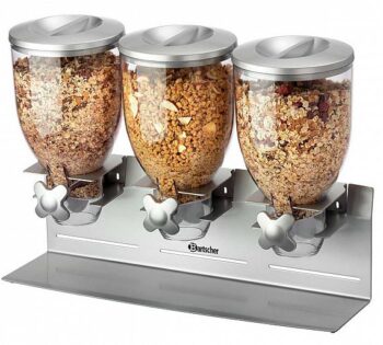 Bartscher Dispensador de Cereales Triple